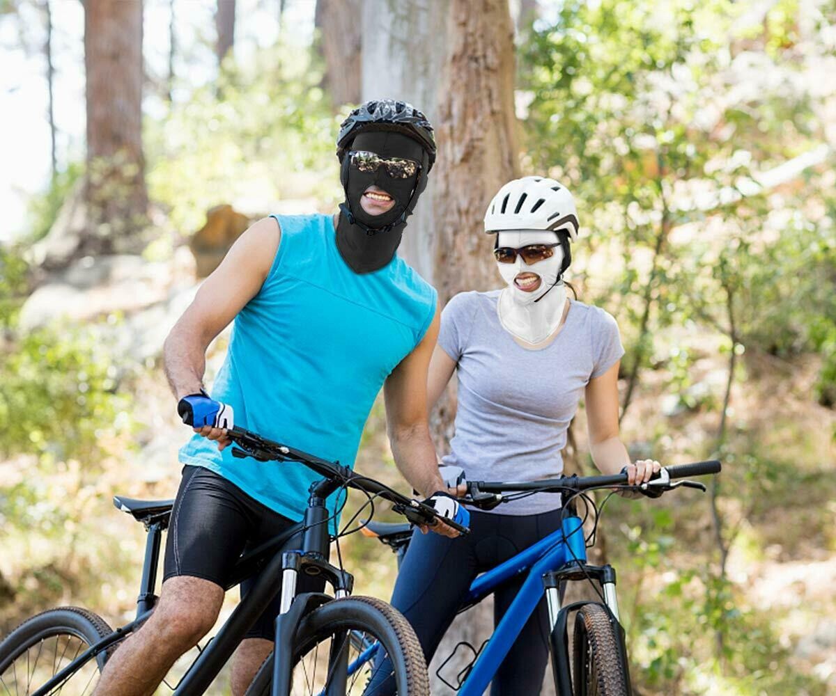 Unisex 3 Hole Balaclava Face Mask UV Protection Ski Sun Hood Tactical Gear