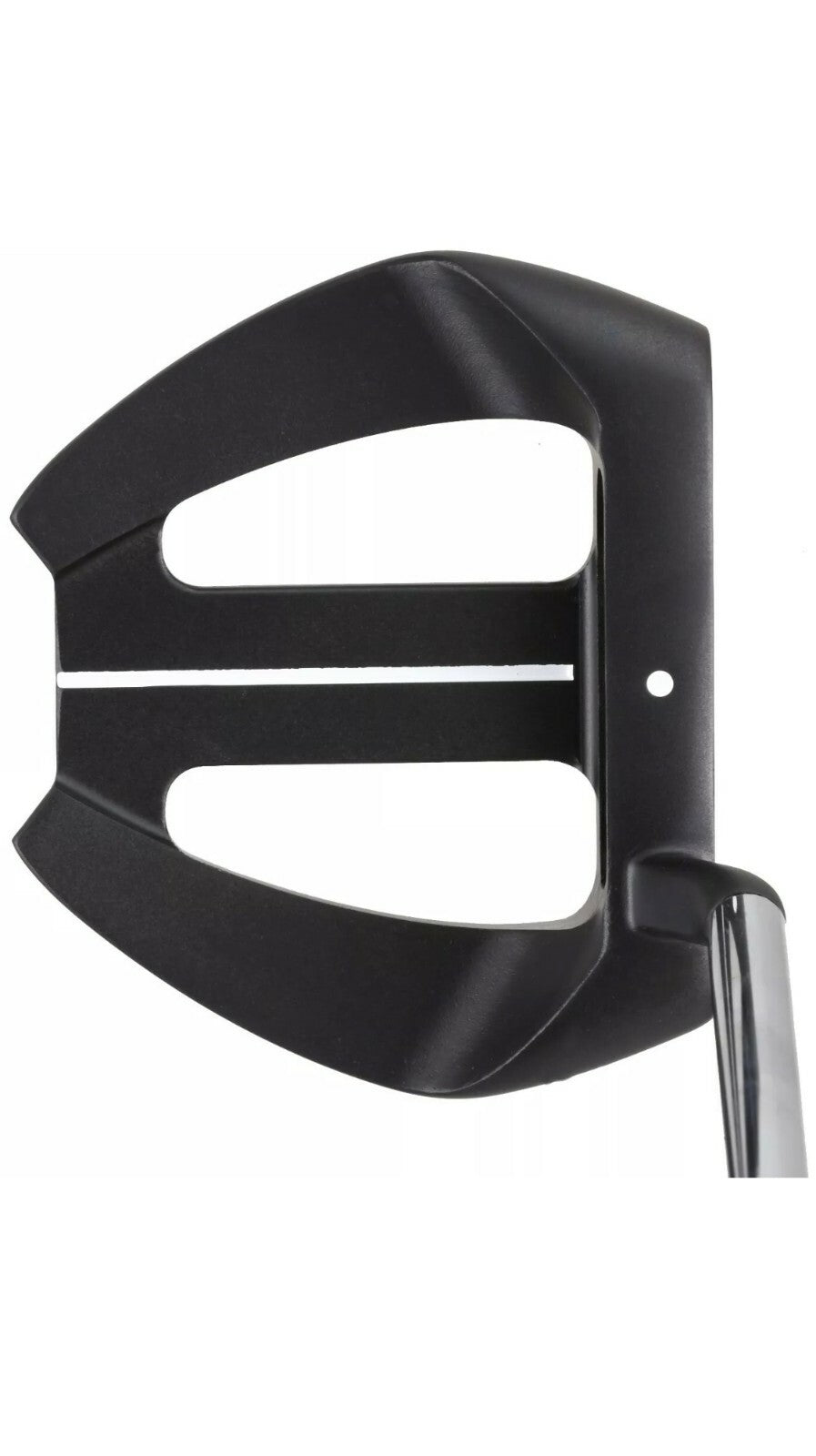 Left Handed 35" Golf Putter with Dual Winged Mallet Head & Roll Groove Technology