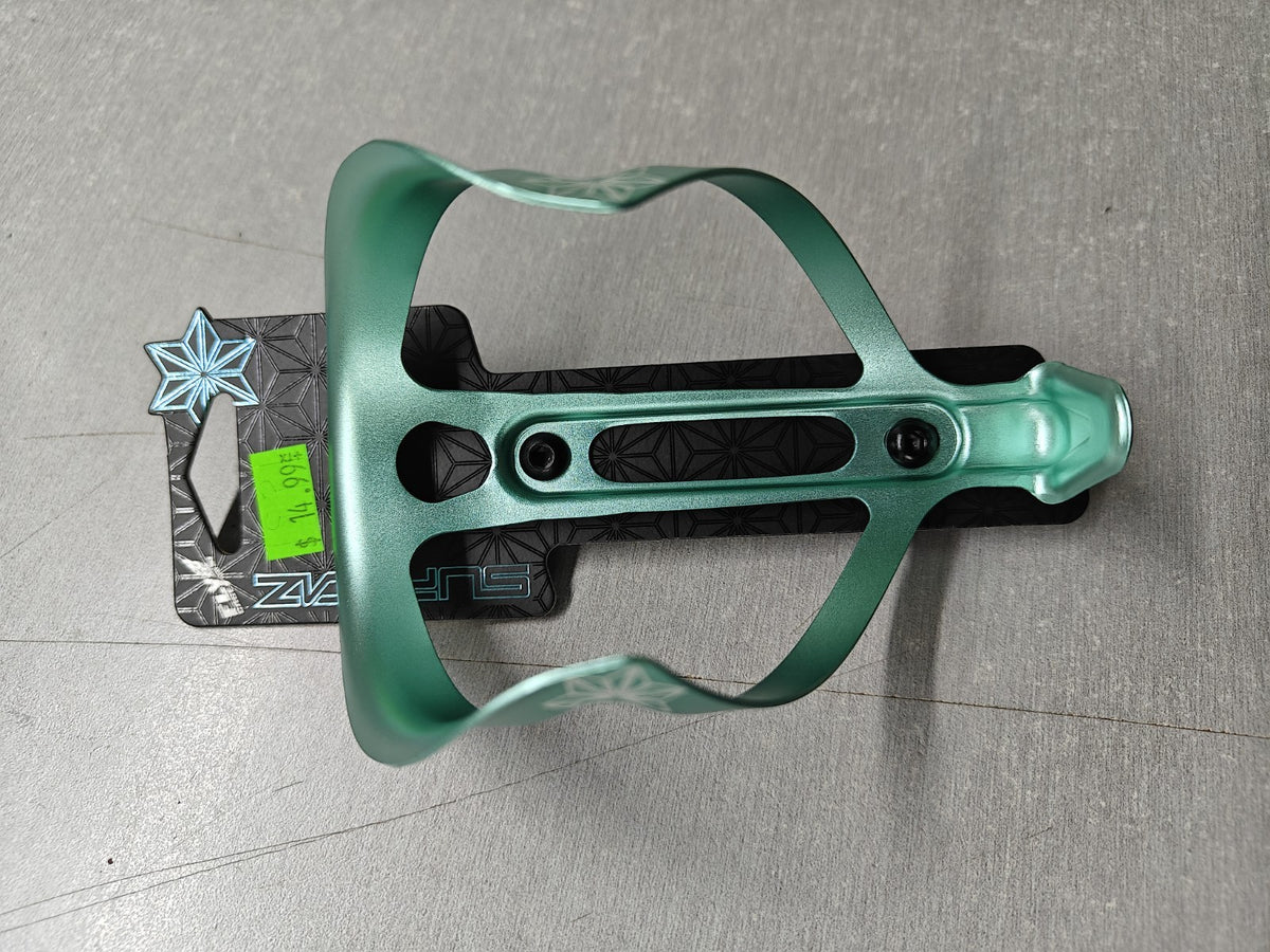 Supacaz Fly Bicycle Cage Set - Alloy Celeste Green 2-Pack