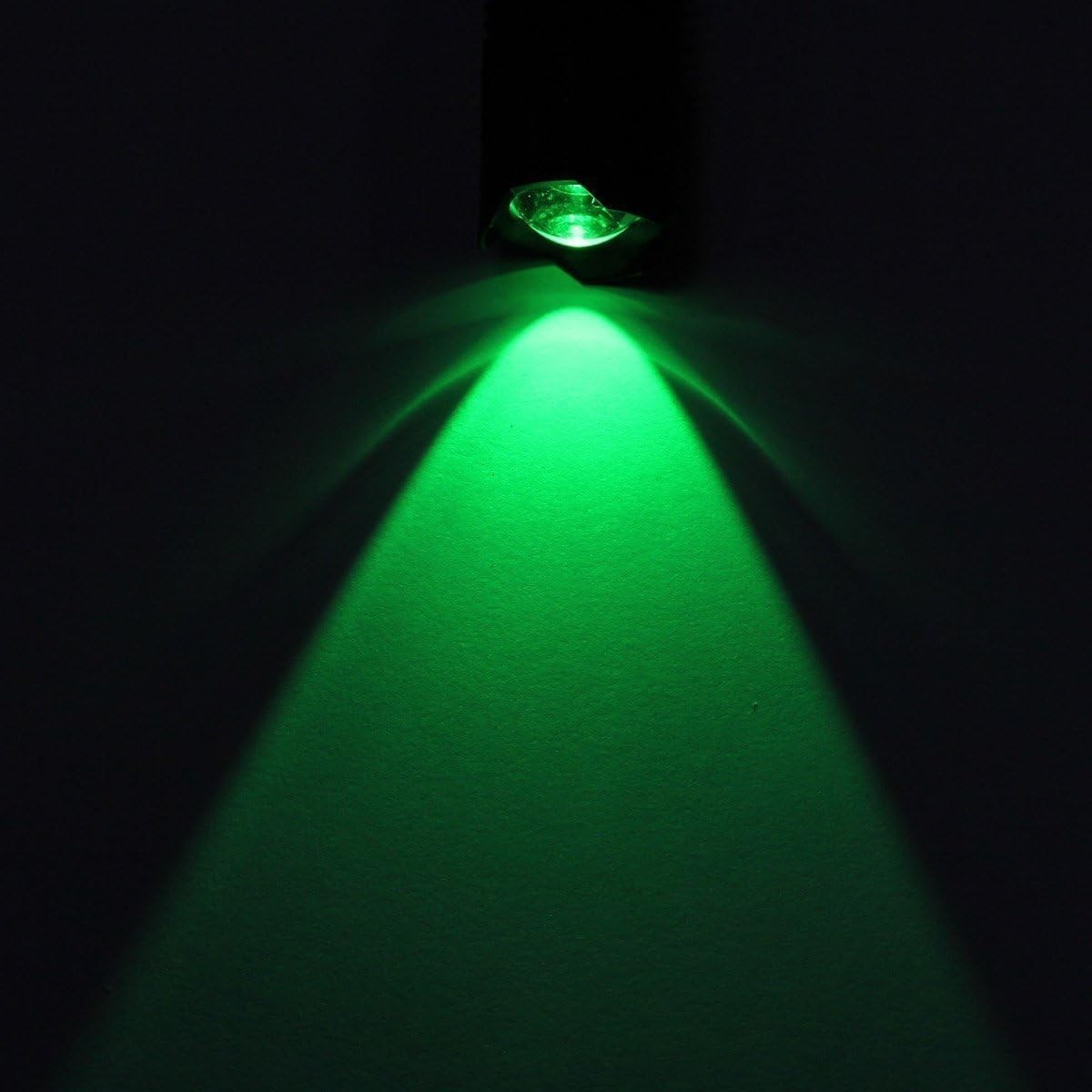 3-Mode Green LED Flashlight for Hunting Night Vision, Compact 200 Lumens