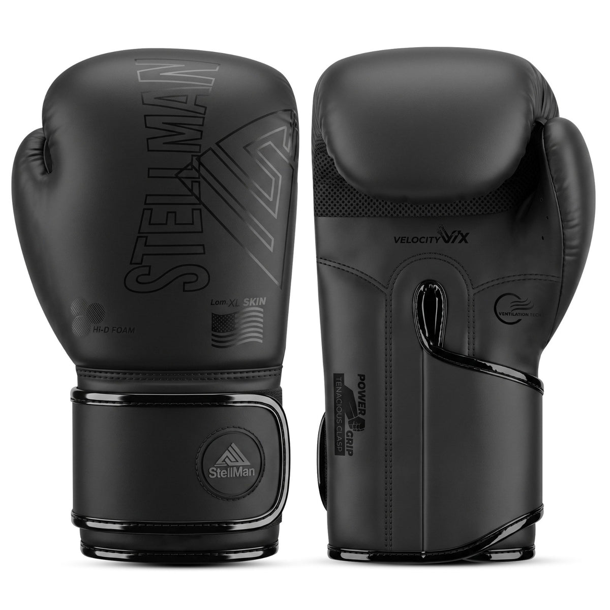 Black Boxing Gloves Sparring Kickboxing Punching Gear for Men Women