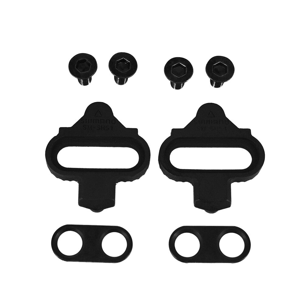 Shimano SPD SM-SH51 Bicycle Cleats - Single-Directional Release, Black