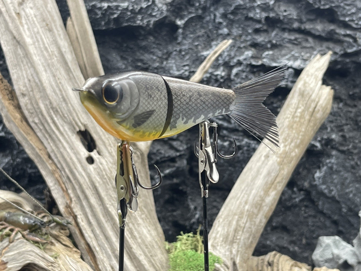 Custom 4.72 Inch Largemouth Bass Glidebait - Soggy Bottom Boy Style