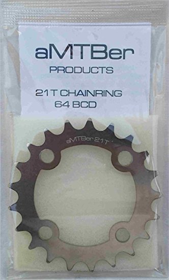 Bicycle Chainring 64BCD - 20T or 21T Stainless Steel Cycling Part