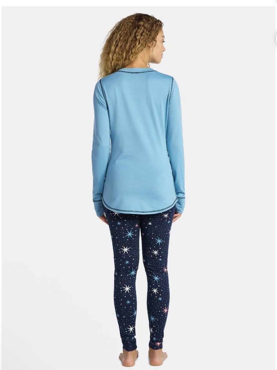 Women’s XL Base Layer Set with Long Top & High-Waisted Leggings