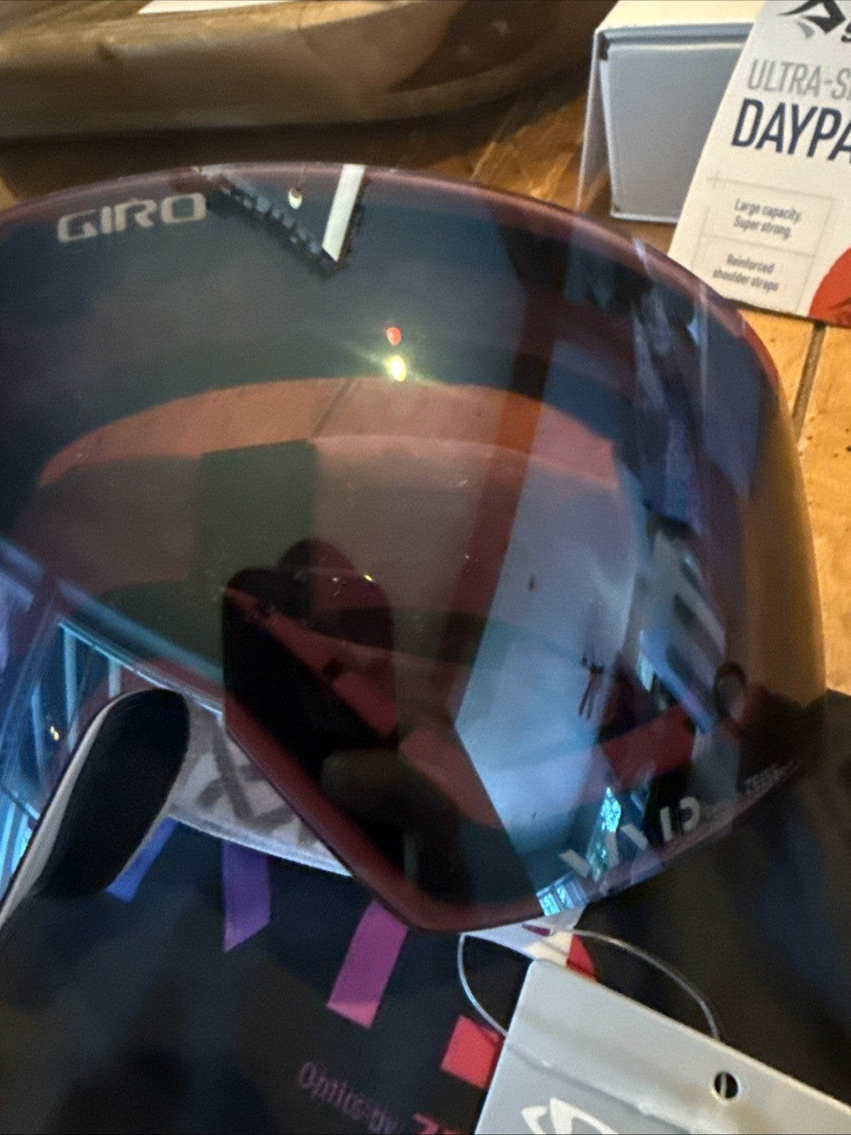 Giro Contour RS Ski Goggles Womens White Monogram Vivid Haze