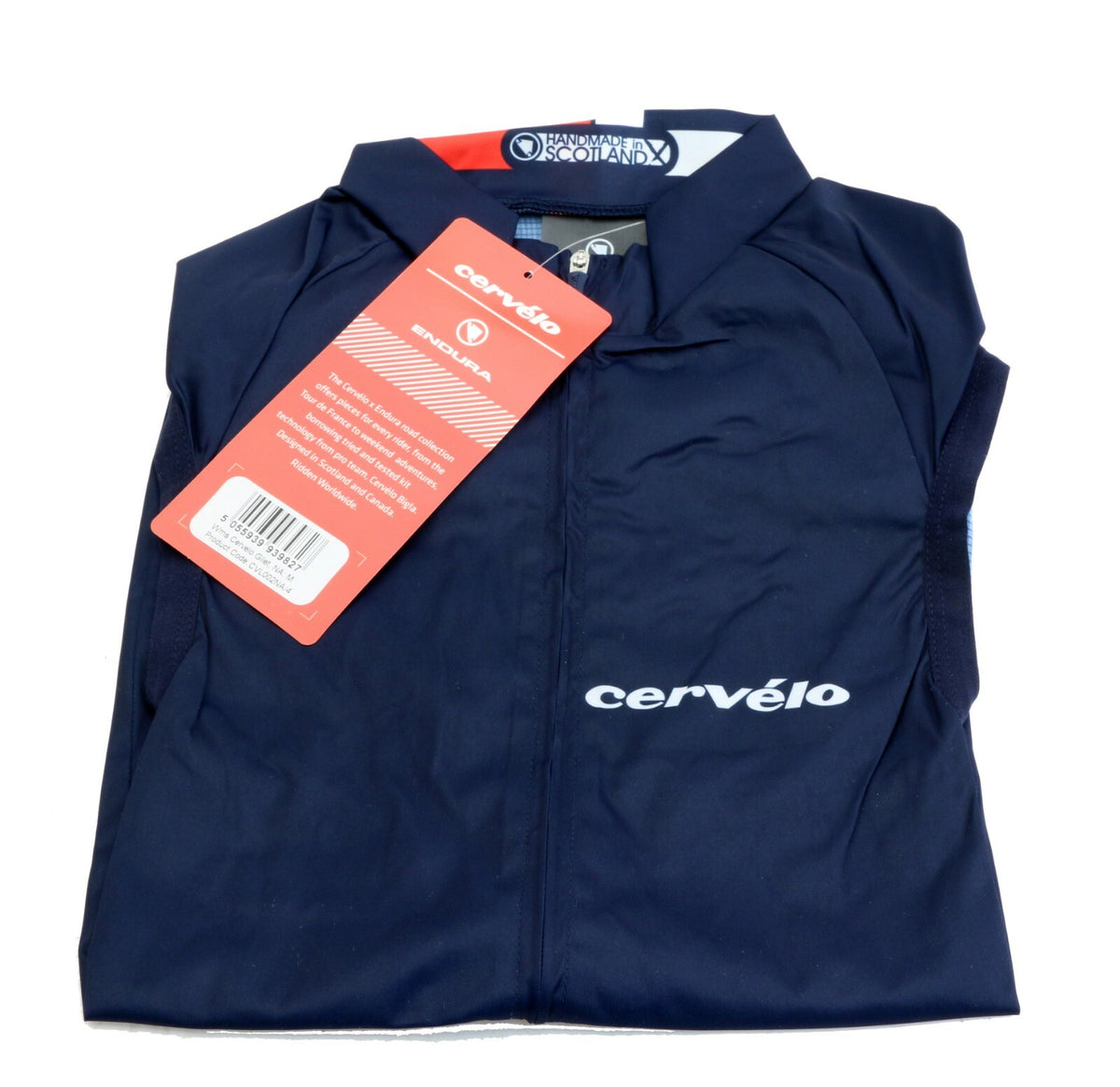 Women's Cycling Gilet Vest - Lightweight Windproof Sports Top, Navy Medium