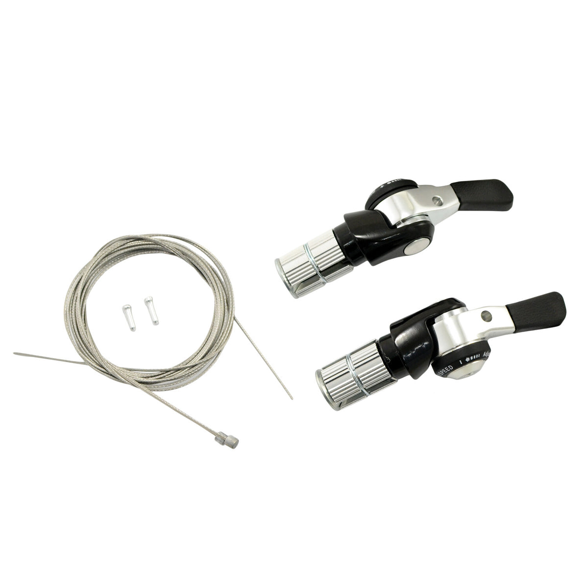 Microshift 9-Speed TT Bar End Shifter Set for Bicycle Handlebar