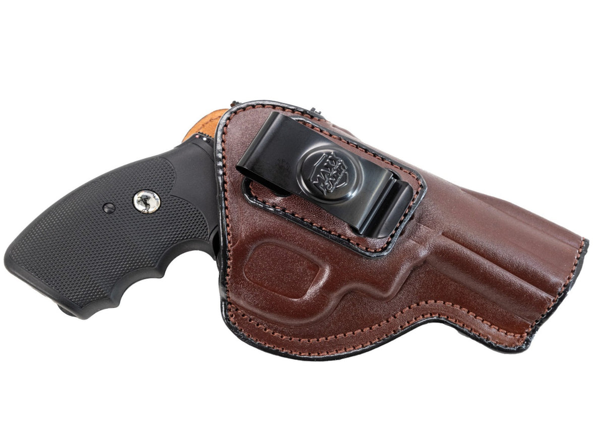 Full Grain Leather IWB Holster for Taurus 856 3-Inch Revolver - Concealed Carry