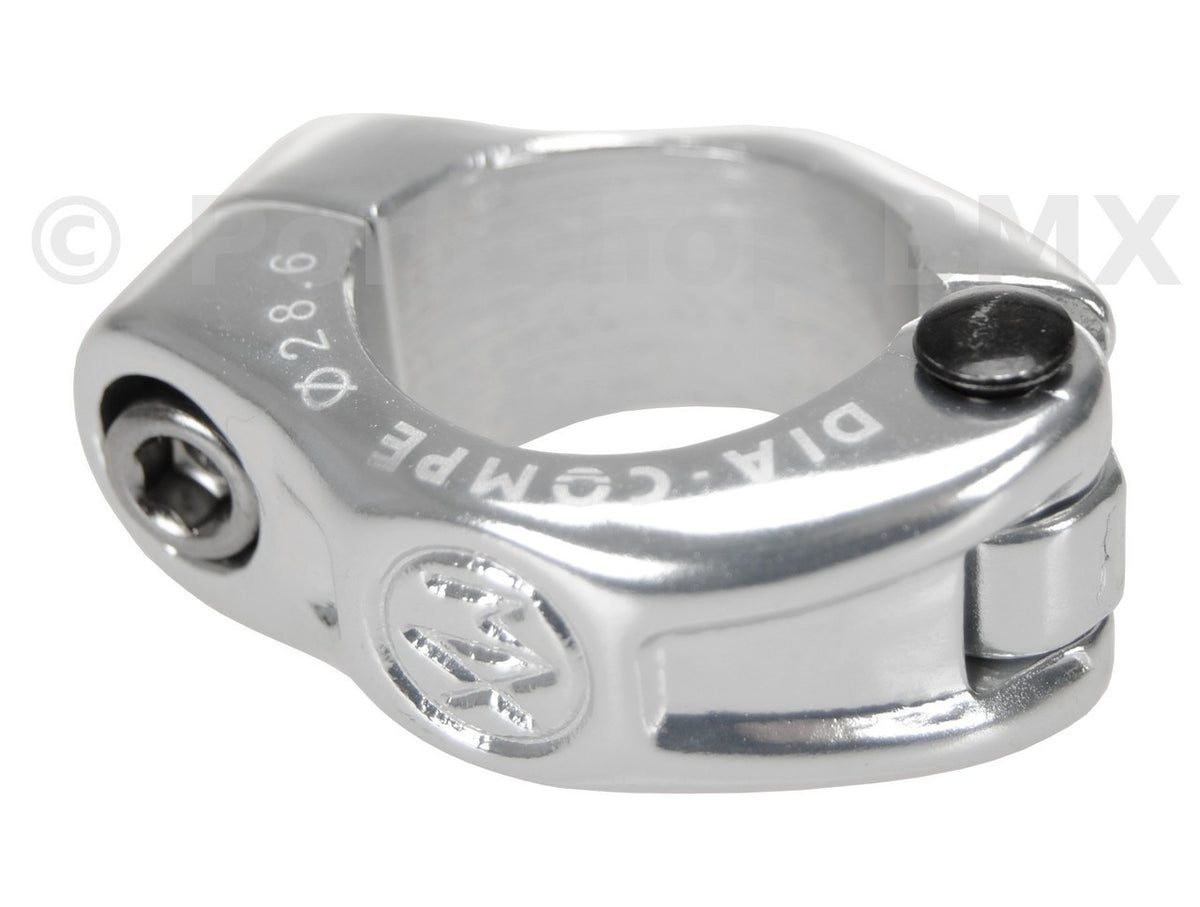 28.6mm BMX Bicycle Seat Clamp - Aluminum Alloy Hinged Seat Post Mount