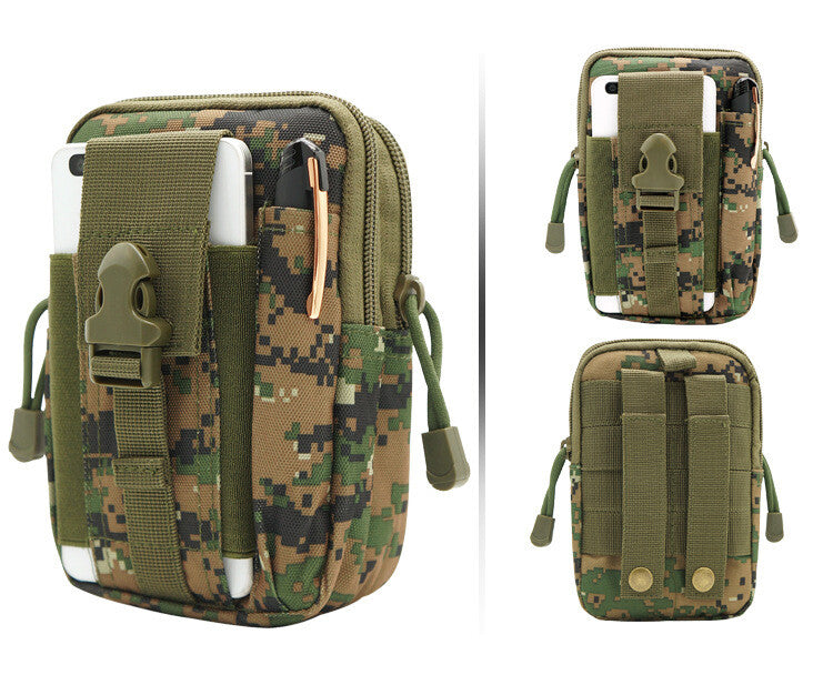 Tactical Molle Waist Pack Bag for Outdoor, Hiking & Military Use
