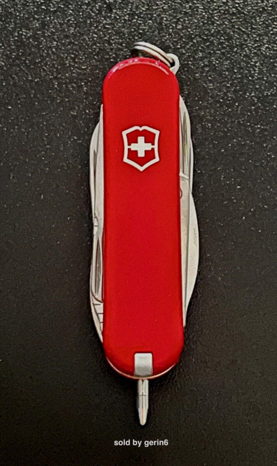 Swiss Army Knife Red MiniChamp 16-Function Multi-Tool with Blade & Scissors