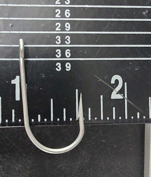 25 Pack VMC Open Eye Hooks Size 1 for Crafting & Hardware