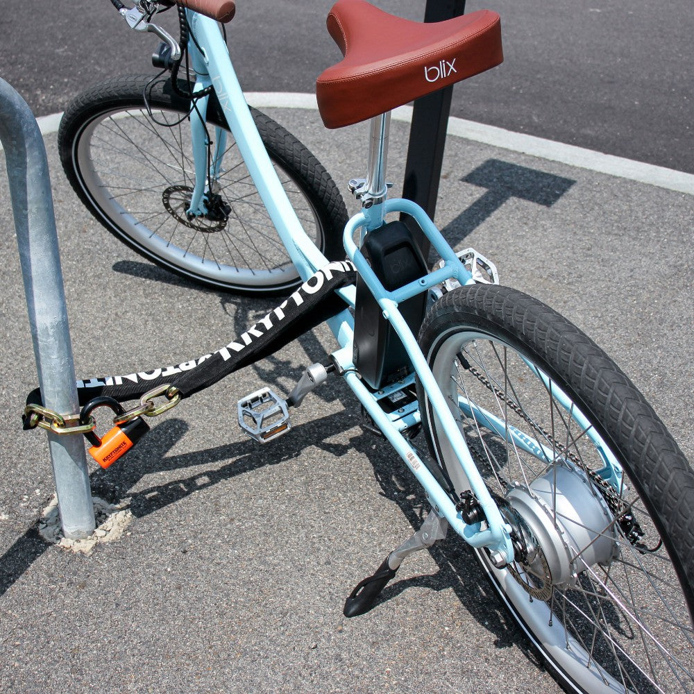 Bike Chain & Lock Combo - 12mm Hardened Steel Security for Bikes