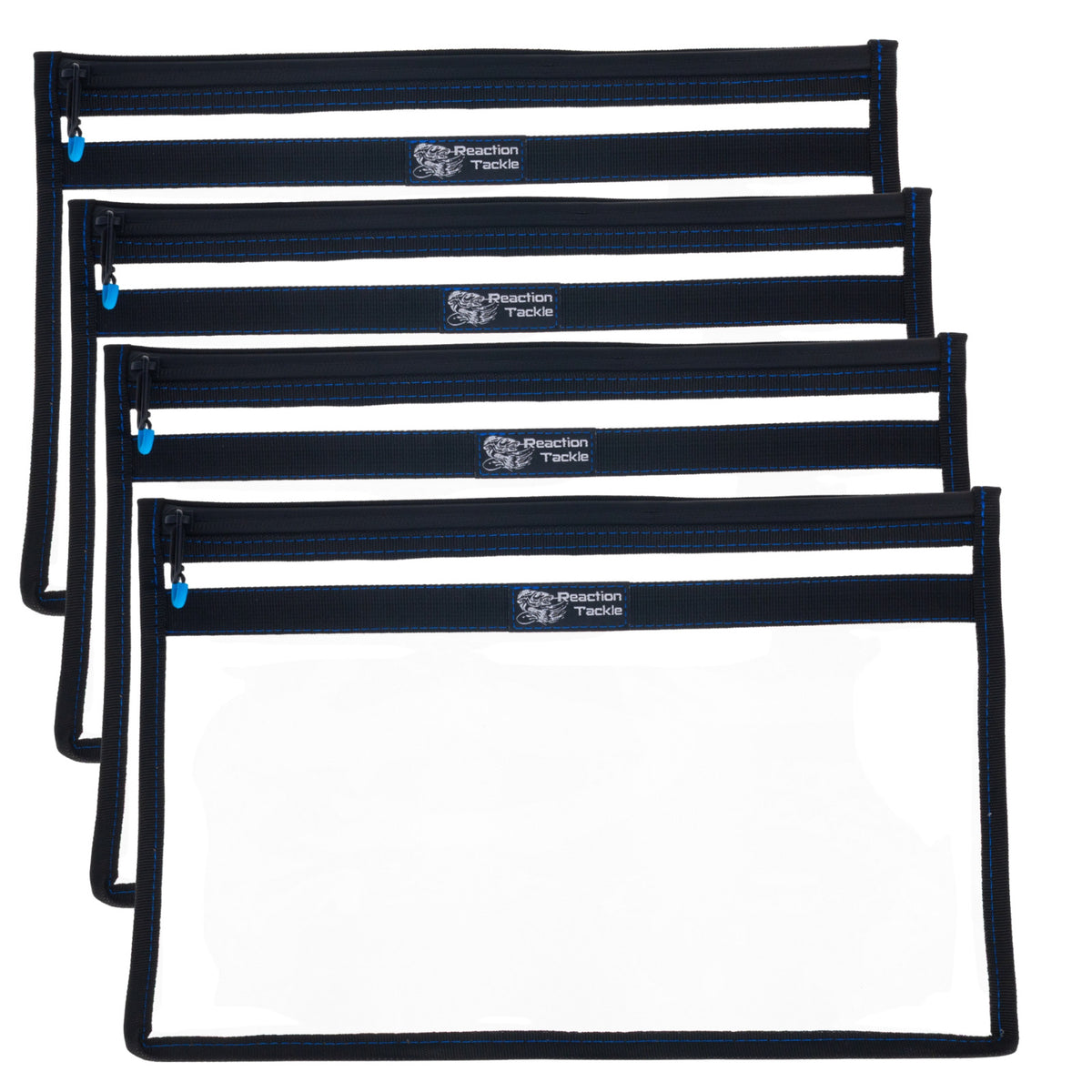 Water-Resistant Plastic Tackle Storage Bag Organizer - Multi-Pack Sizes