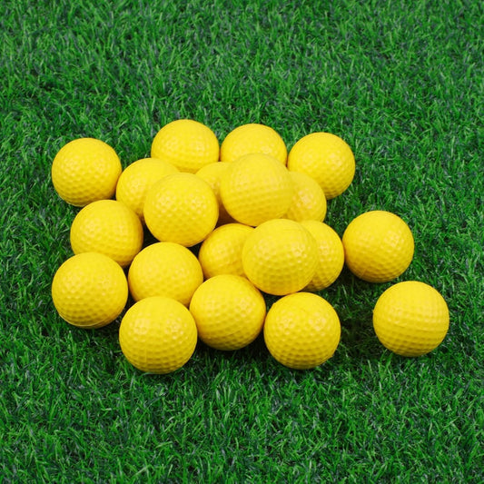 Practice Foam Golf Balls 20 Pack - 41mm Impact-Resistant, Bright Yellow