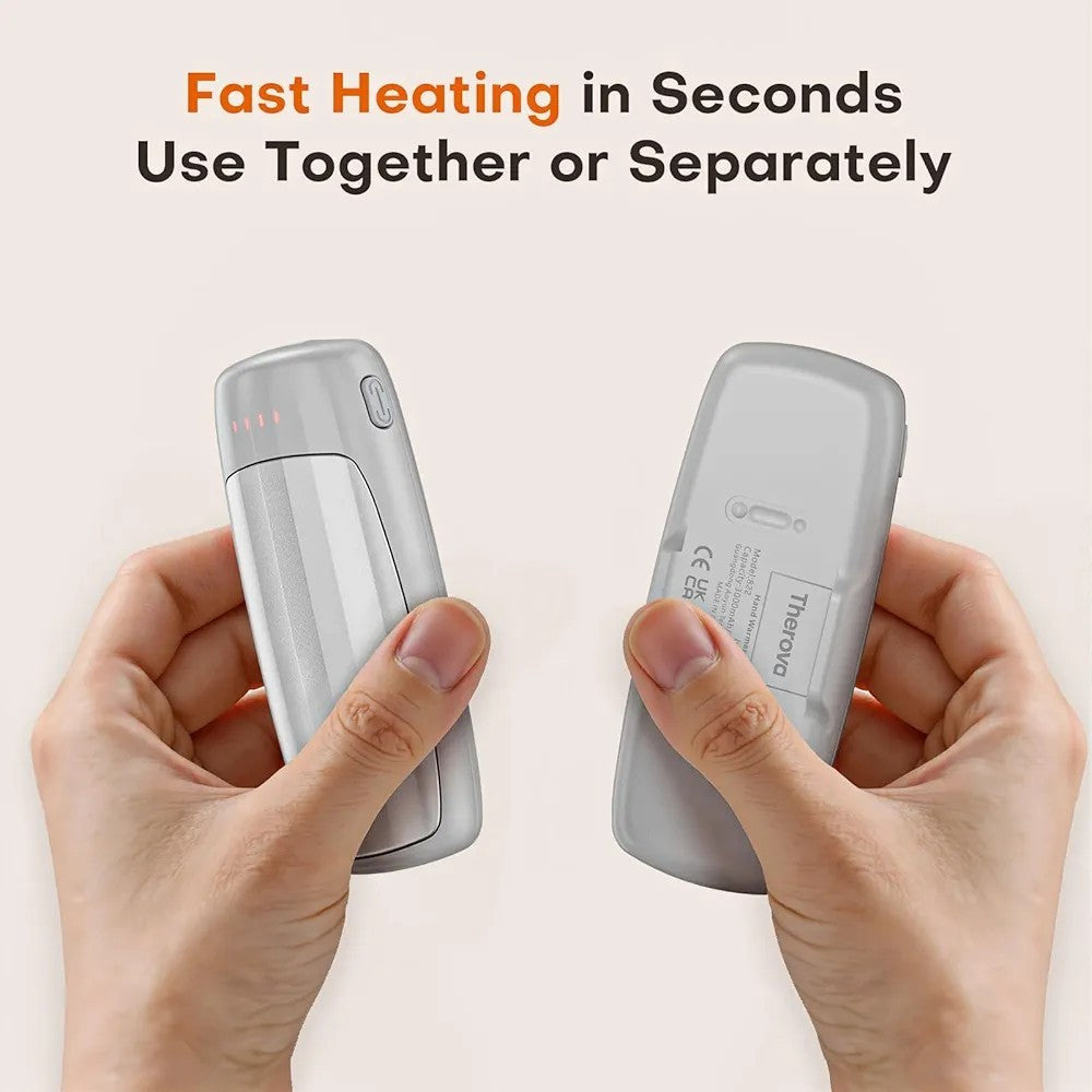 Rechargeable Hand Warmer Set - Portable Rose Gold Hand Warmers for Winter