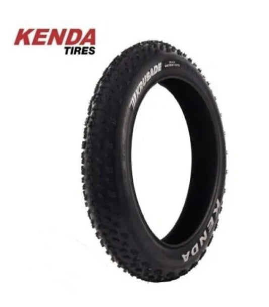 Kenda Krusade 20x4.0 Fat Tire Black Wall - Off-Road Bicycle Tire
