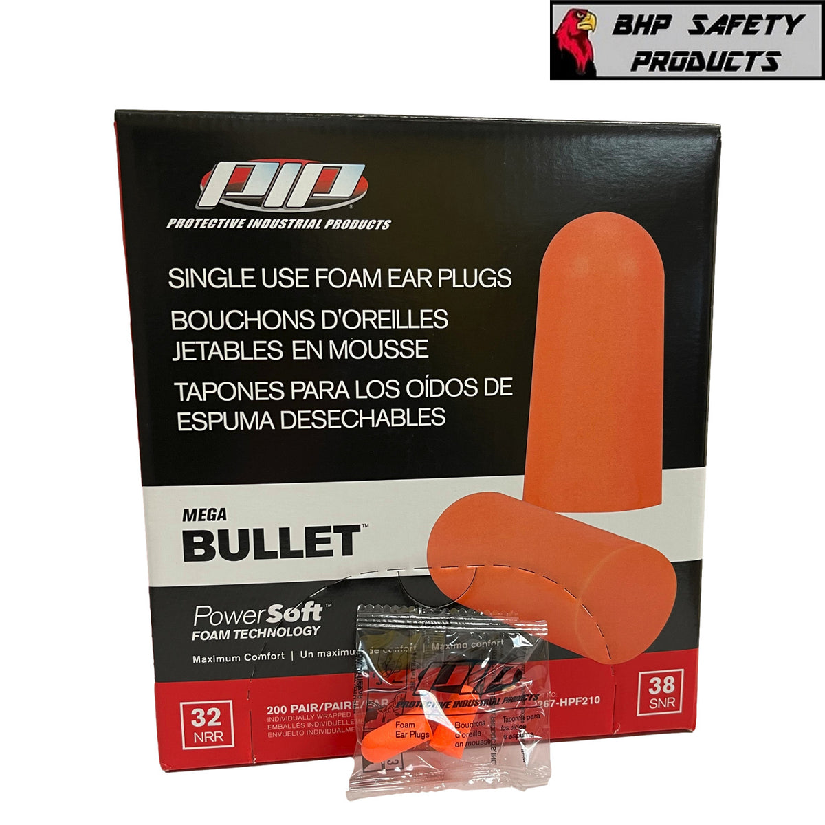 Bulk Foam Ear Plugs - Soft Tapered Noise Reduction NRR 32 for Sleep Travel