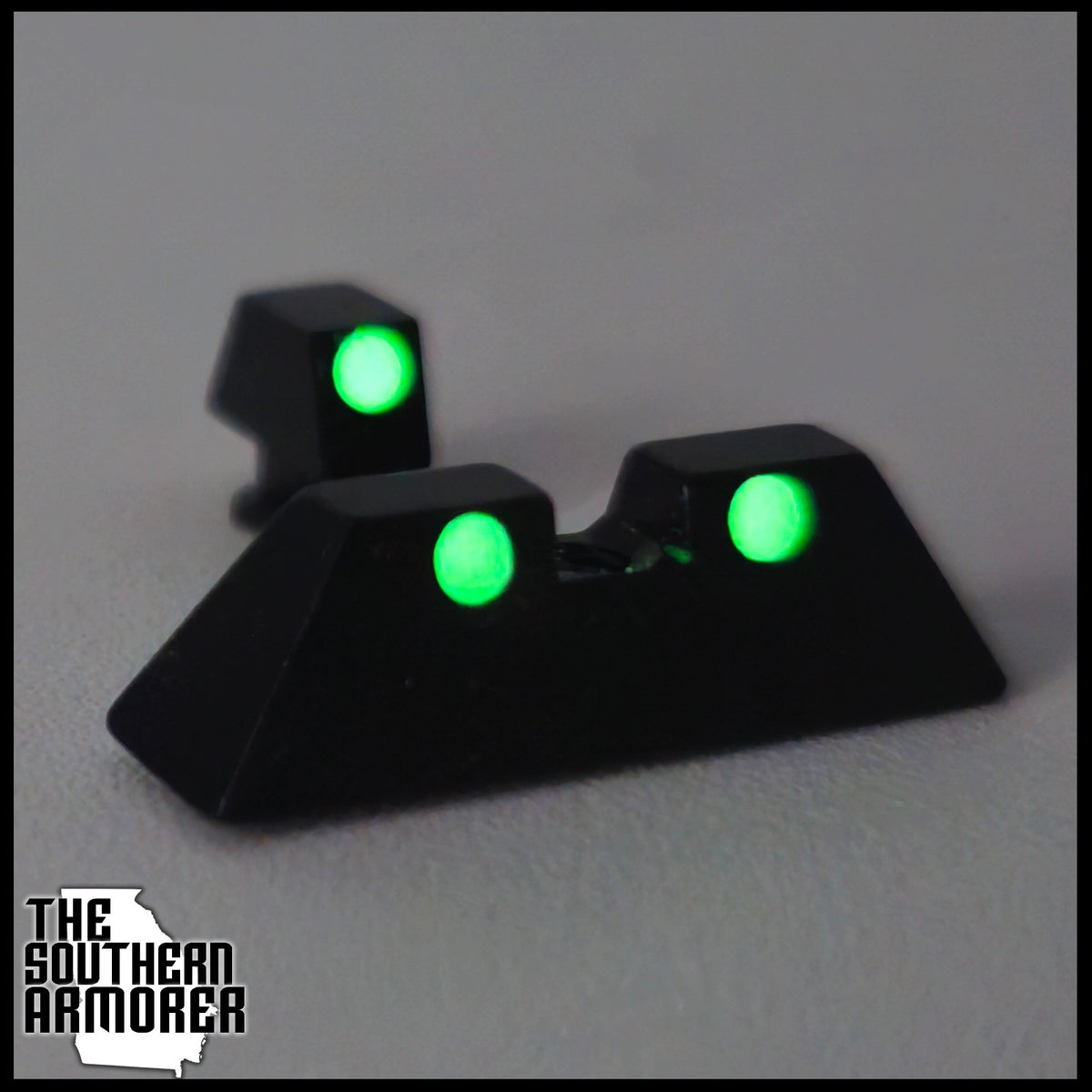 Glow-In-Dark Night Sights for Taurus G3 G3C G3X G3XL Toro Dovetail Front & Rear Set