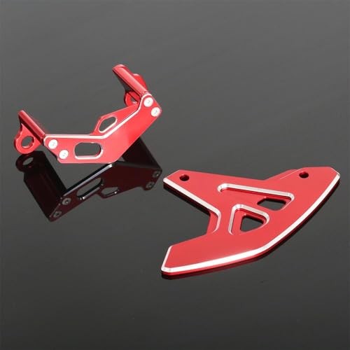 Motorcycle Rear Brake Disc Guard & Caliper Cover for DRZ400SM RMZ250 RMZ450 - Red