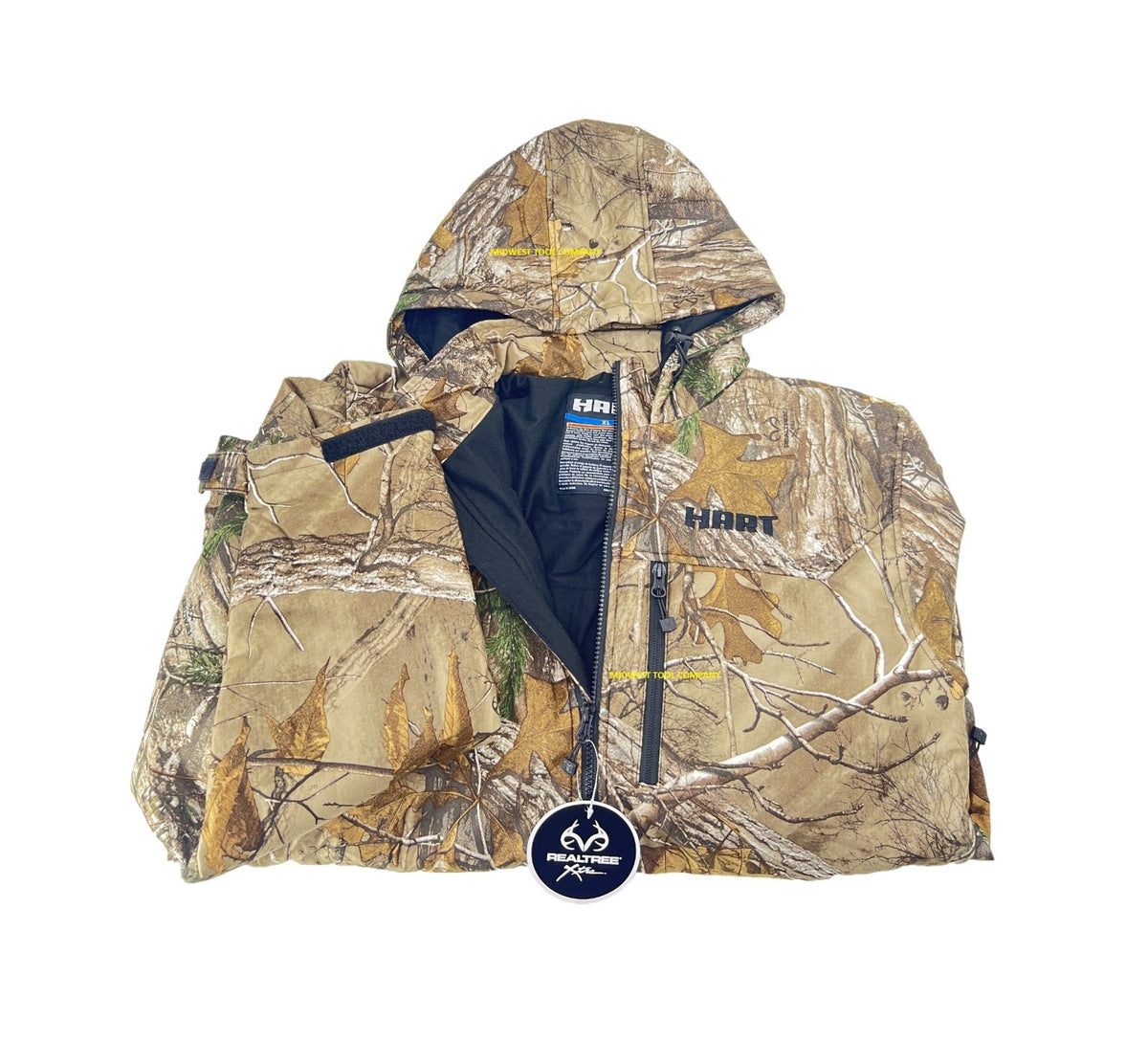Heated Jacket with Battery Pack for Outdoor Activities - Large, Realtree Xtra Camo