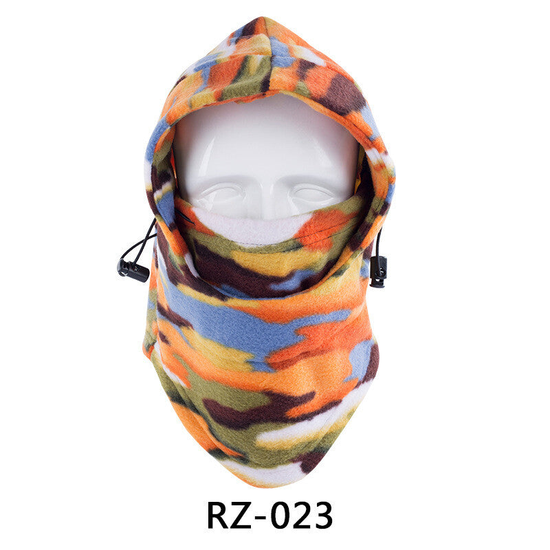 Unisex Winter Balaclava Face Mask with Camo Pattern - Windproof Fleece Hat Hood for Hunting & Skiing