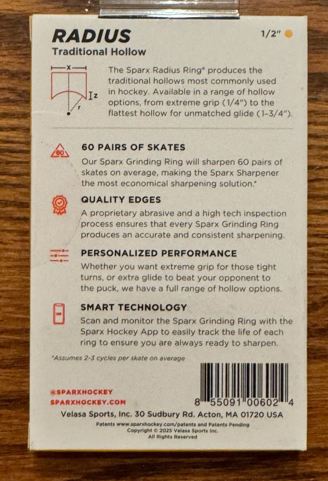 Skate Sharpening Grinding Rings for Ice Skates - Multiple Sizes