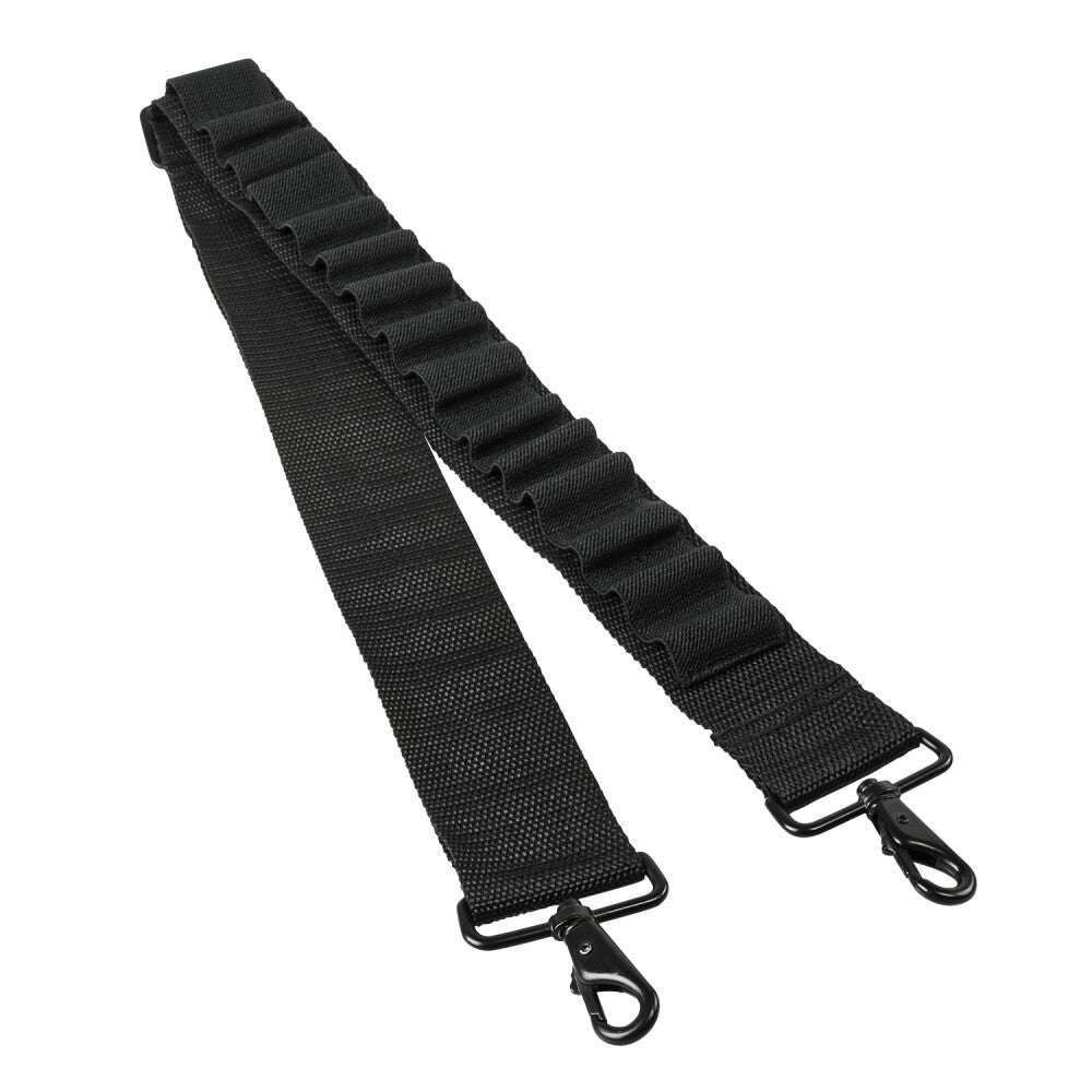 Tactical Shotgun Shell Bandolier Sling with Quick Detach Hooks, Fits Mossberg 500 & 590