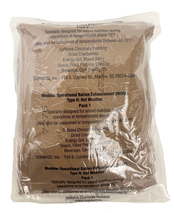 Hot Weather Military Food Ration Case - 24 High-Calorie Meals