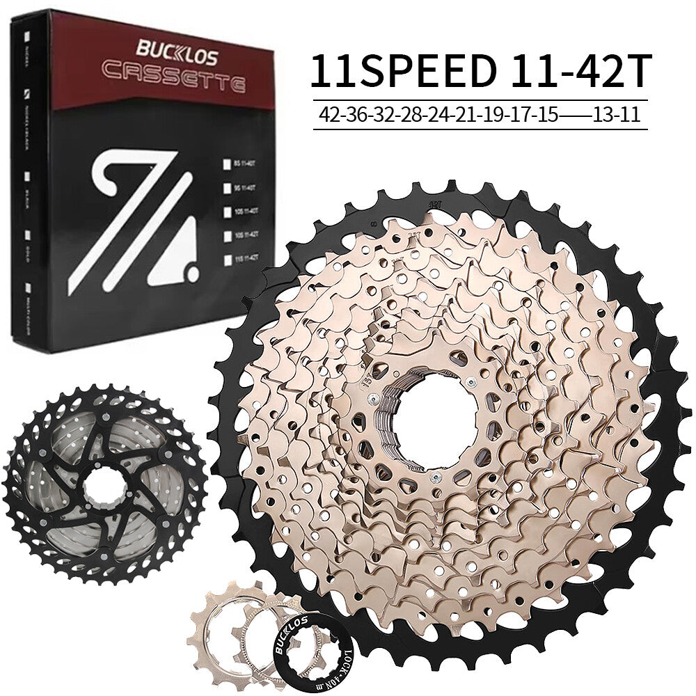 Bike Cassette and Chain Set for Shimano SRAM 8-12 Speed, 11-52T