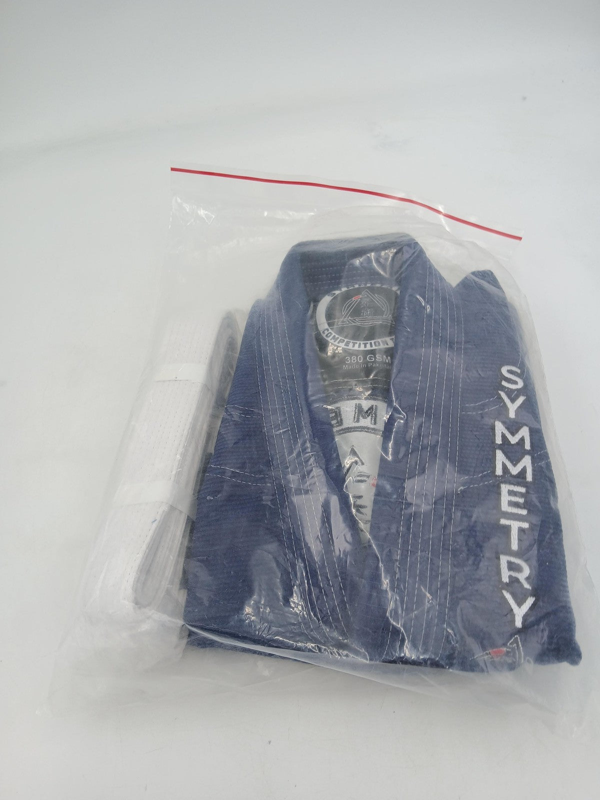 Kids Brazilian Jiu Jitsu Gi Uniform Blue M2 380 GSM with White Belt