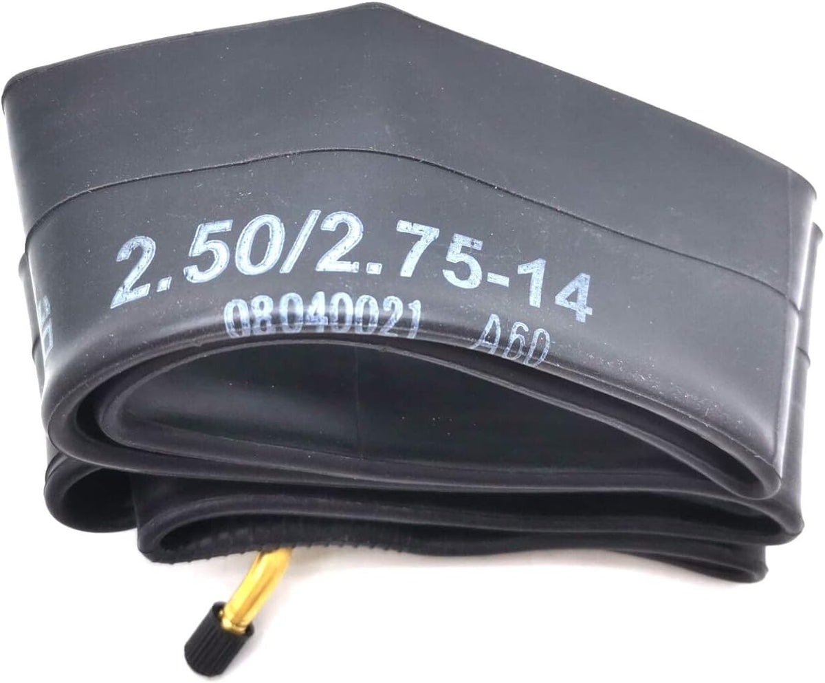 2-Pack 14x2.50/2.75 Inner Tubes for Electric Scooter & E-Bike Heavy Duty Bent Valve