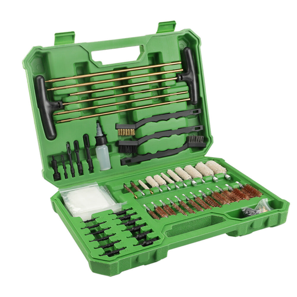 Universal Gun Cleaning Kit for Handgun Rifle Shotgun with Case