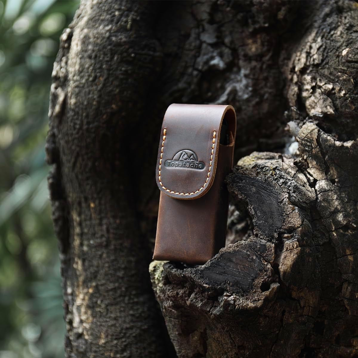 Leather Multitool Sheath for Leatherman Wave & Plus - Belt Loop Holster