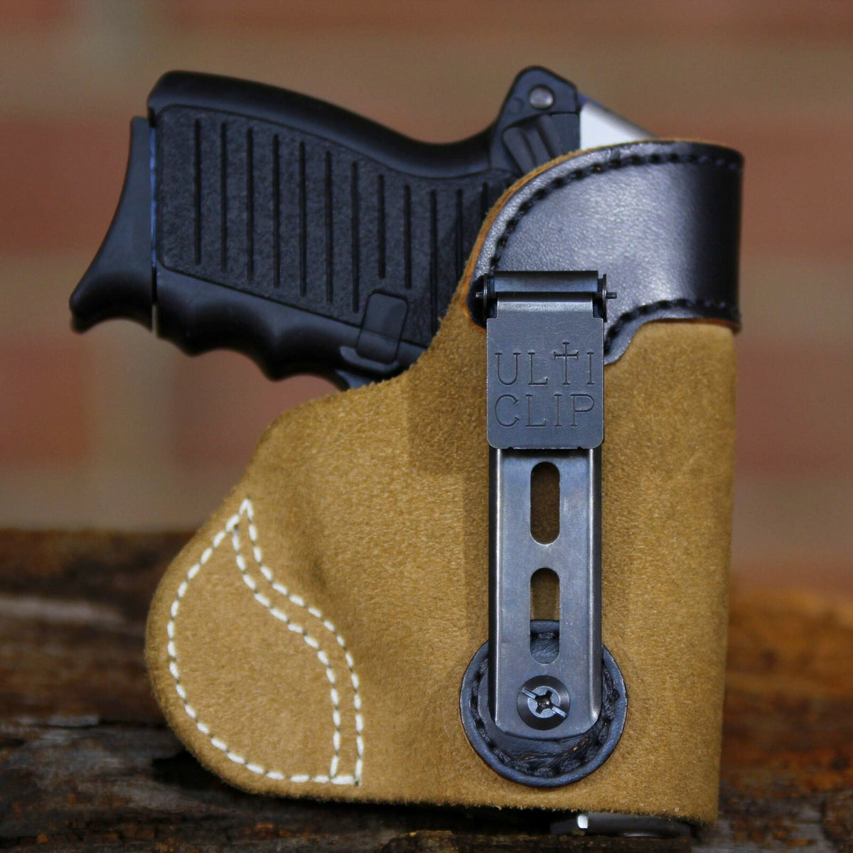Ulticlip 3+ Belt-Less Holster Clip - Secure, Corrosion-Resistant, Multi-Hole Mounting