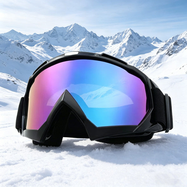 Motorcycle Goggles Windproof Anti-Fog Scratch-Resistant Colorful Lens ATV Dirt Bike