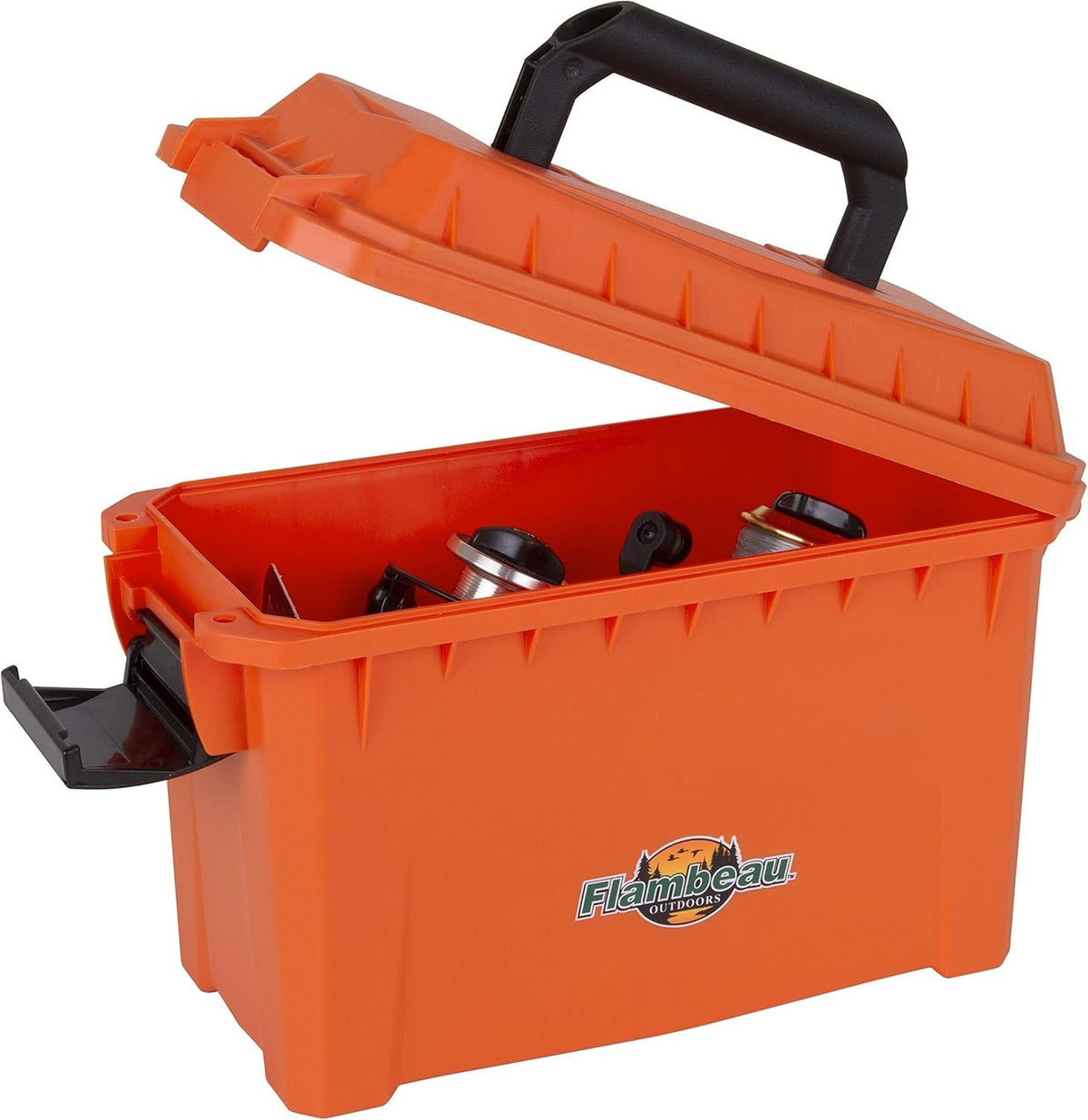 Marine Dry Storage Box Waterproof Weather-Resistant Orange 11 Inch
