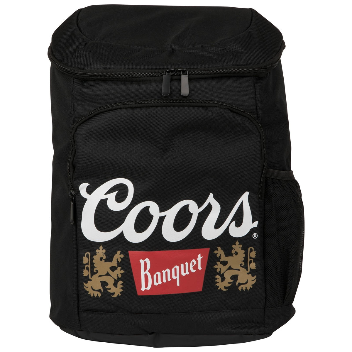 Coors Banquet Logo Cooler Backpack - Insulated Black Drink Carrier