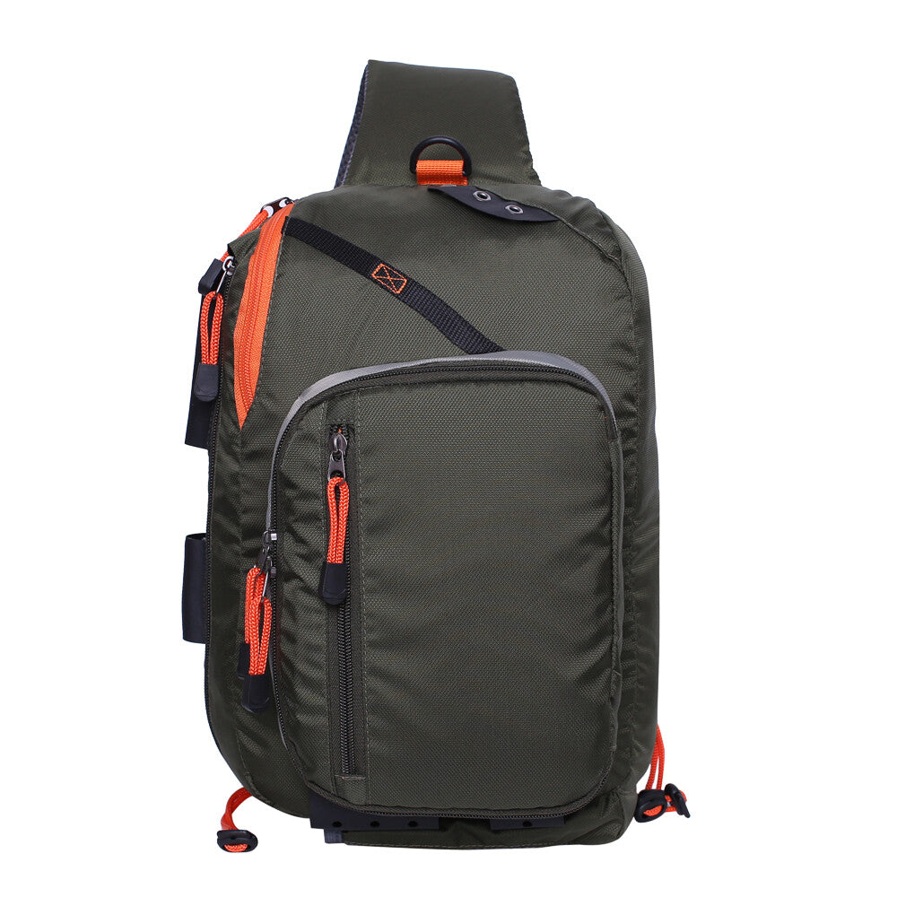Fishing Tackle Backpack with Multiple Storage Compartments and Adjustable Shoulder Strap