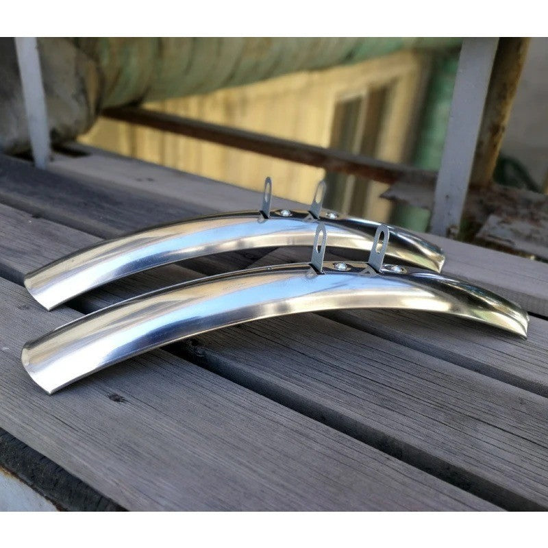 Stainless Steel Bike Fenders Set for 700C Road Bikes - Mudguard Protection