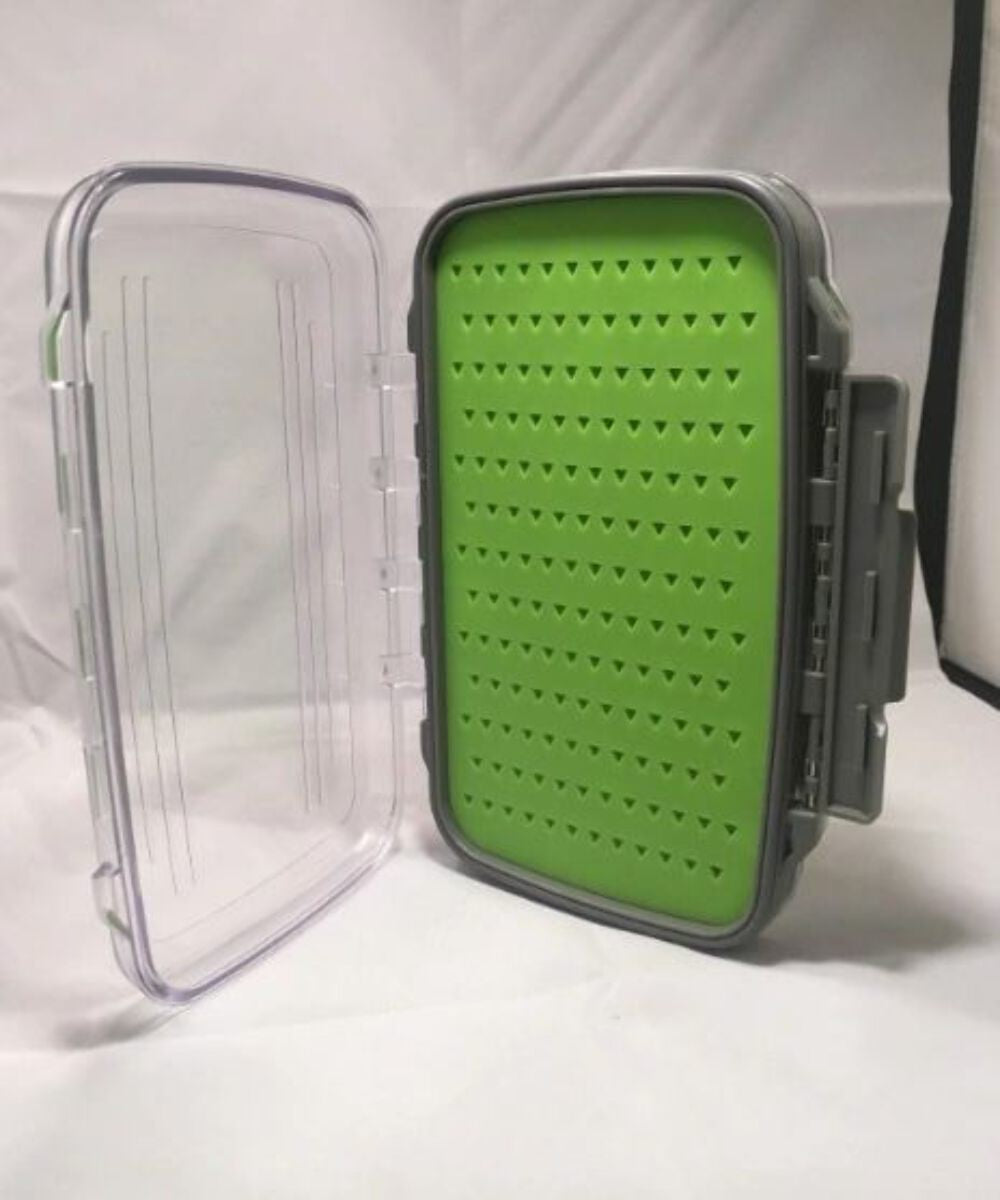 XL Double Sided Silicone Fly Box for Fishing Tackle - Water-Resistant Storage