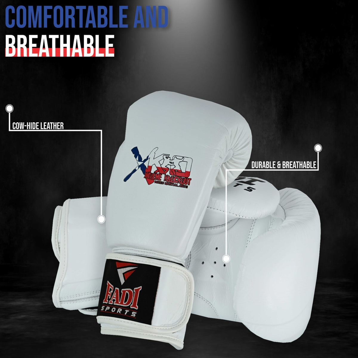 Leather MMA Fight Gloves for Boxing & Kickboxing - Unisex Training Gear
