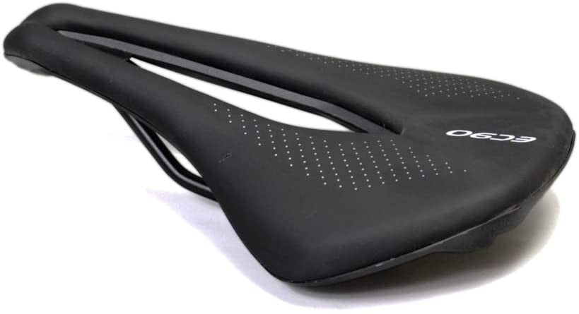 Road Bike Saddle - Lightweight Short Nose Design, 143mm Wide, 240mm Long