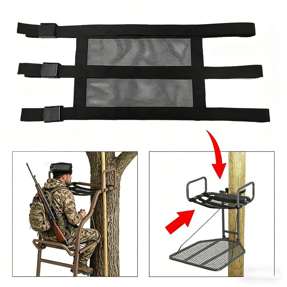 Universal Tree Stand Seat Replacement - Adjustable Outdoor Ladder Stand Seat