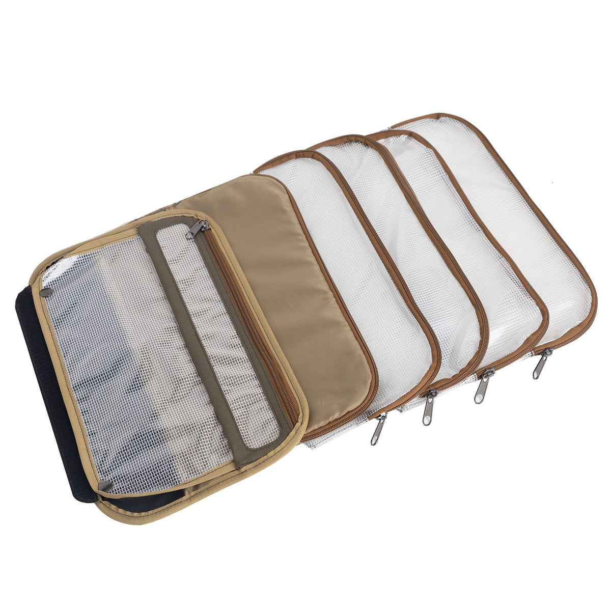 Fly Tying Travel Case Organizer with Pockets & Compartments