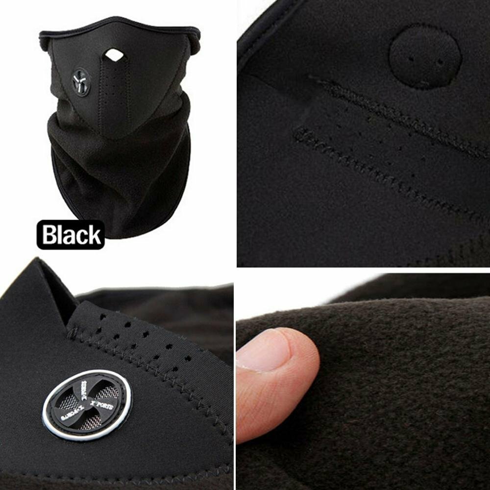Thermal Half Face Mask for Skiing, Motorcycle & Outdoor Winter Activities