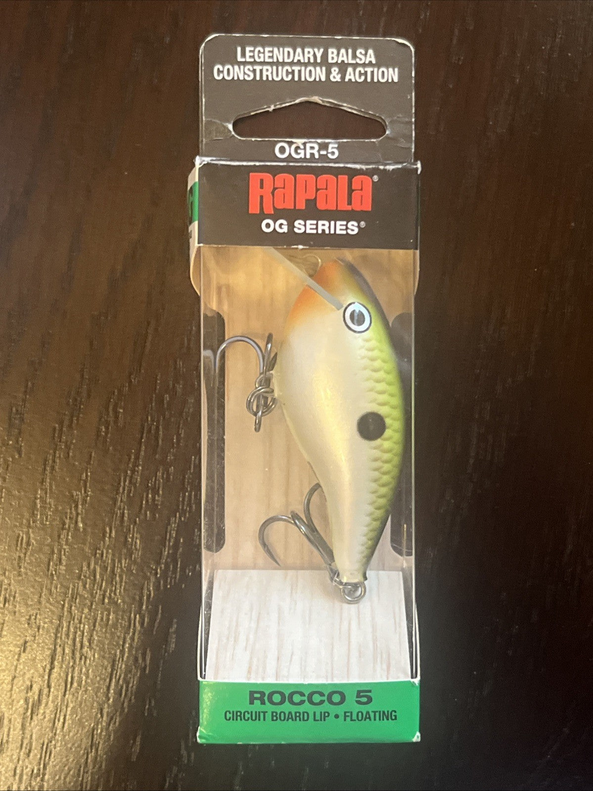 Rapala OG Rocco 5 Diving Crankbait - Bruised Citrus Shad, 2.5" 3/8oz