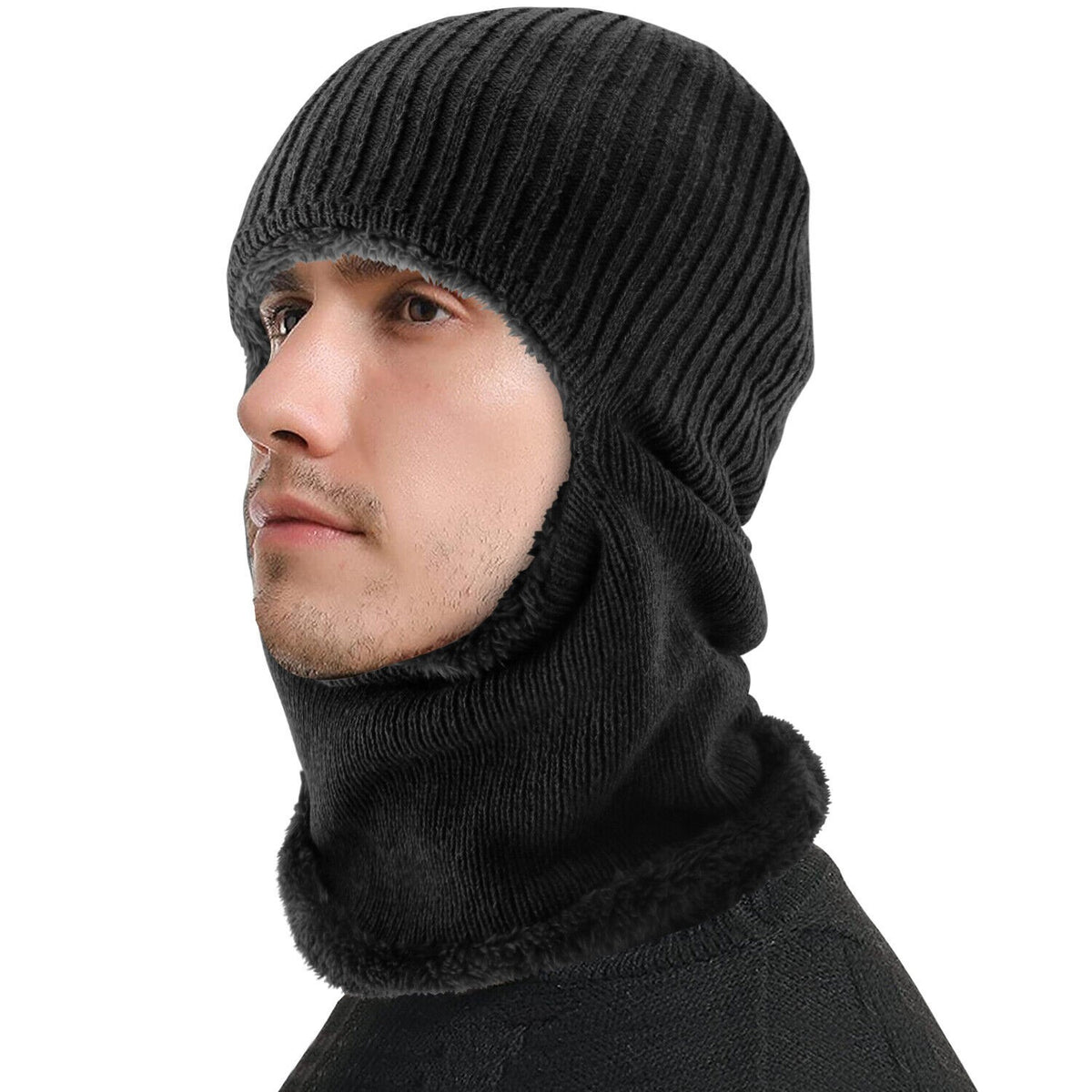 Full Face Ski Balaclava Mask Windproof Thermal Fleece Winter Head Cover