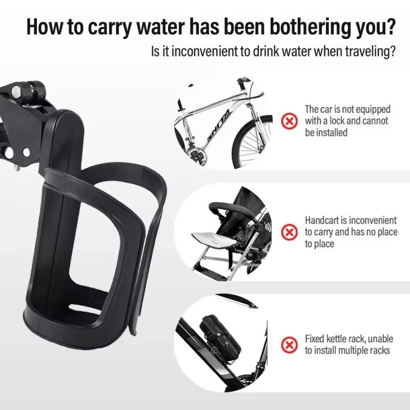 Bike Cup Holder Cycling Beverage Water Bottle Cage Mount for Handlebar